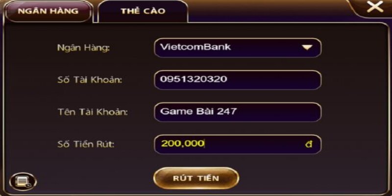 Rong Gold - Lựa chọn hàng đầu của cộng đồng cược thủ thế giới 5 Hướng dẫn các bước rút tiền từ Rong Gold