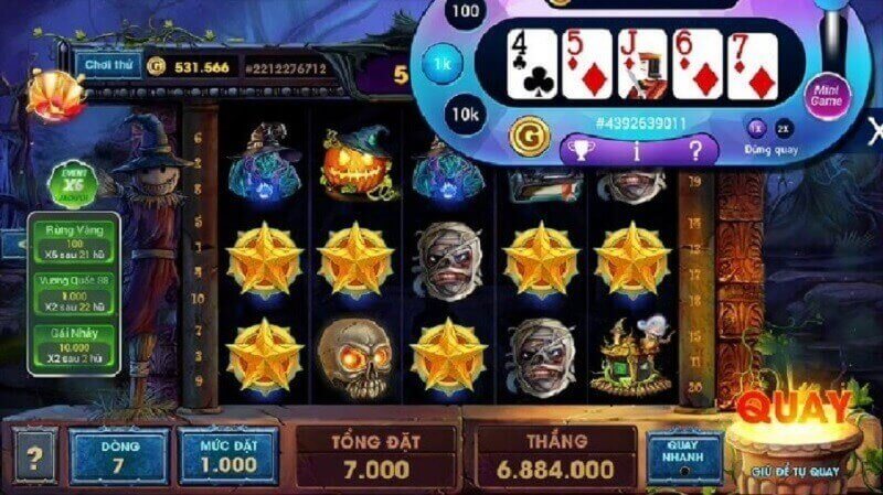 Thần quay thiết kế giao diện cực kỳ ấn tượng